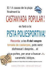 CASTANYADA POPULAR - PISTA